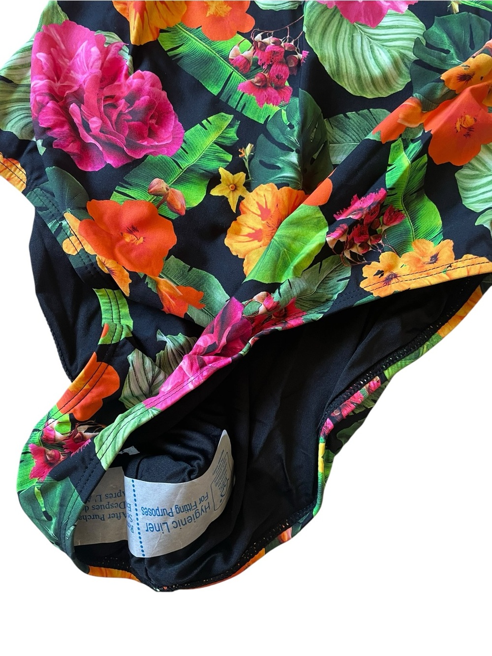 Andie Long Torso Bermuda  Tropical Floral One-Piece Swimsuit NWT - Picture 5 of 8